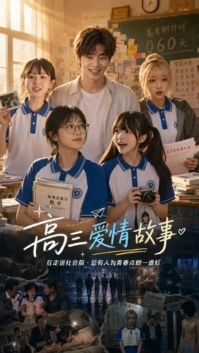 人气榜第五《高三爱情故事》封面