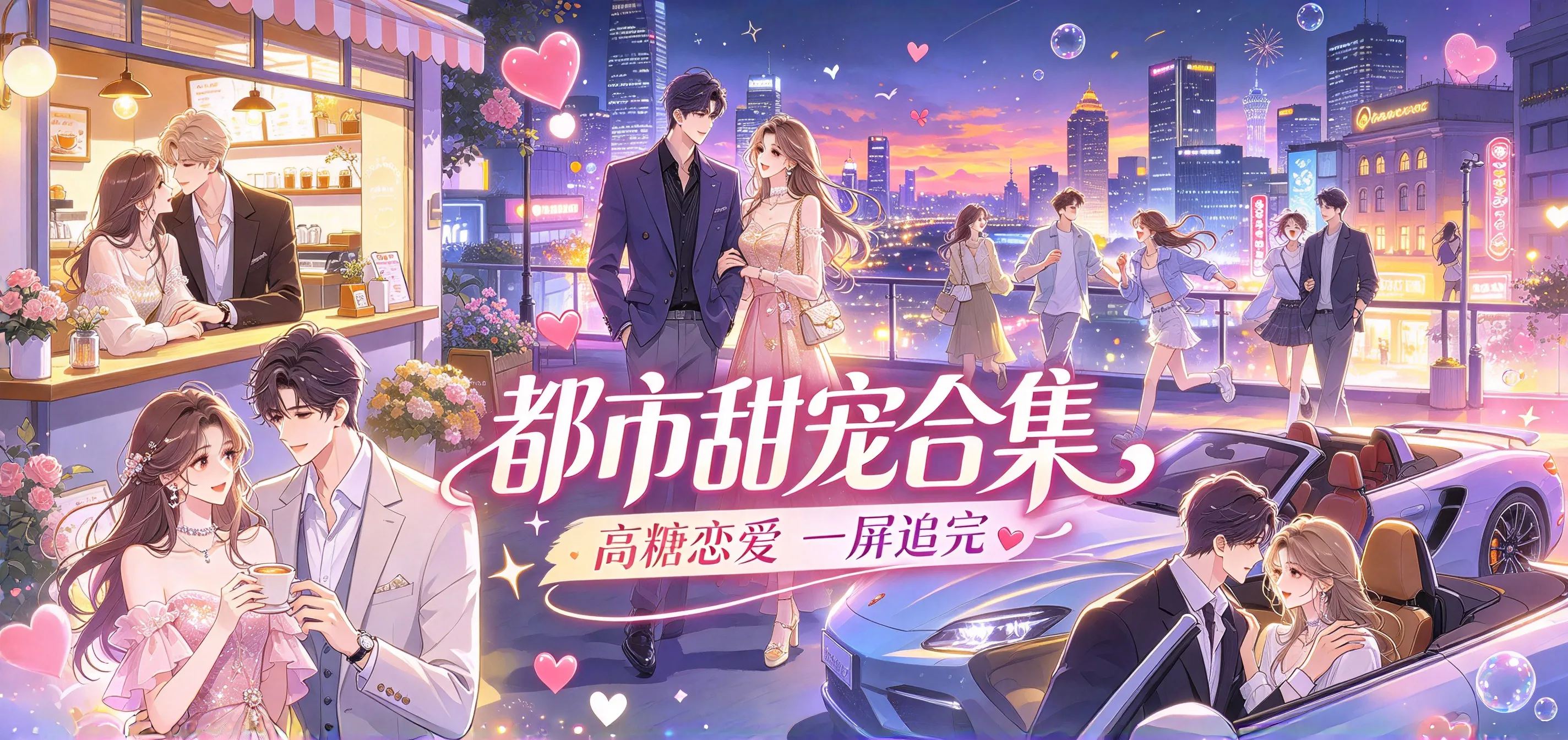 编辑精选主推《都市甜宠合集》